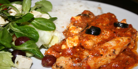 Kj�klingur me� fetaosti